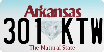 AR license plate 301KTW