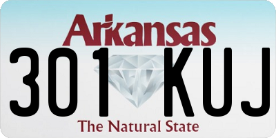 AR license plate 301KUJ