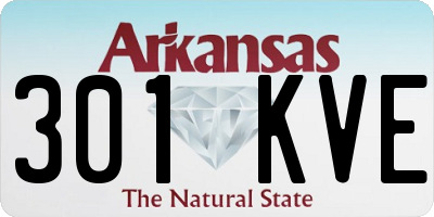AR license plate 301KVE