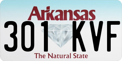 AR license plate 301KVF