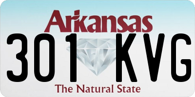 AR license plate 301KVG