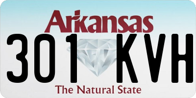 AR license plate 301KVH