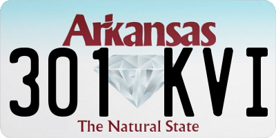 AR license plate 301KVI