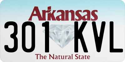 AR license plate 301KVL