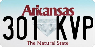 AR license plate 301KVP