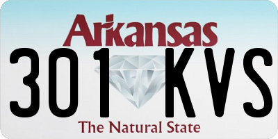 AR license plate 301KVS