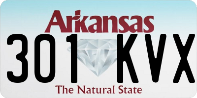 AR license plate 301KVX