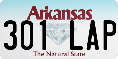 AR license plate 301LAP