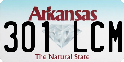 AR license plate 301LCM