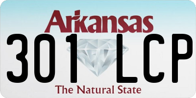 AR license plate 301LCP