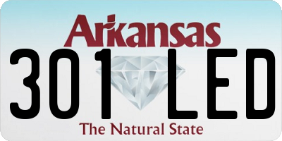 AR license plate 301LED