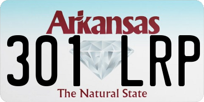 AR license plate 301LRP