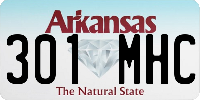 AR license plate 301MHC