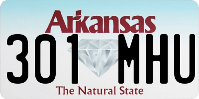 AR license plate 301MHU