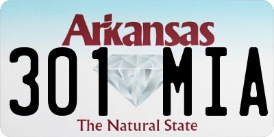 AR license plate 301MIA
