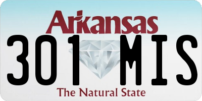 AR license plate 301MIS