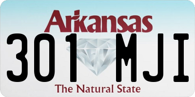 AR license plate 301MJI