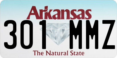 AR license plate 301MMZ