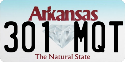 AR license plate 301MQT