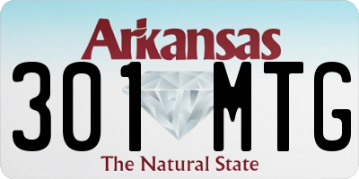 AR license plate 301MTG