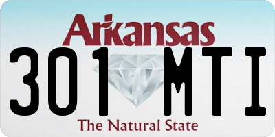 AR license plate 301MTI
