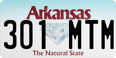 AR license plate 301MTM
