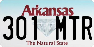 AR license plate 301MTR