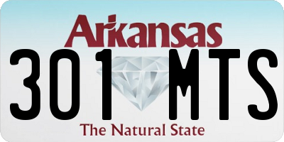 AR license plate 301MTS