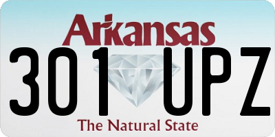 AR license plate 301UPZ