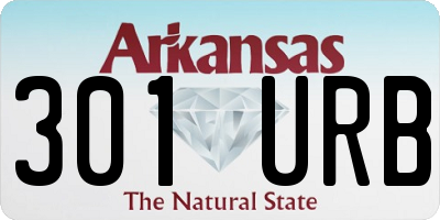 AR license plate 301URB