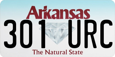 AR license plate 301URC