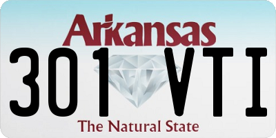 AR license plate 301VTI