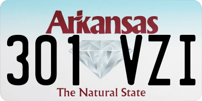AR license plate 301VZI