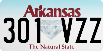 AR license plate 301VZZ