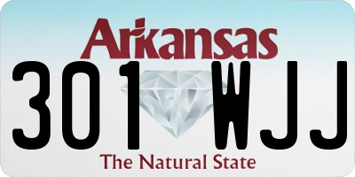 AR license plate 301WJJ