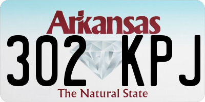 AR license plate 302KPJ