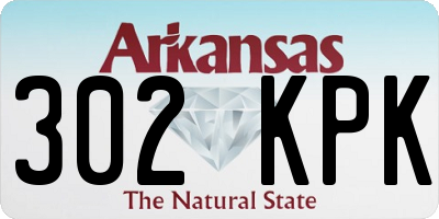 AR license plate 302KPK