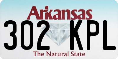 AR license plate 302KPL