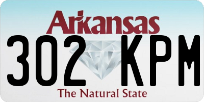 AR license plate 302KPM