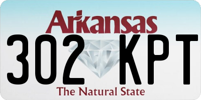 AR license plate 302KPT