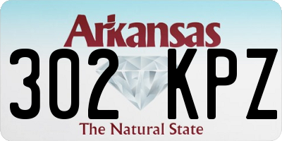 AR license plate 302KPZ