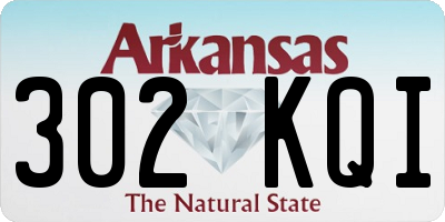 AR license plate 302KQI