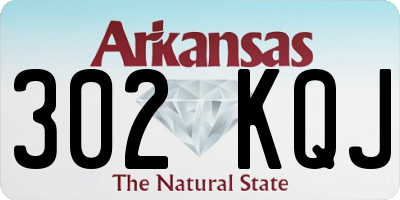 AR license plate 302KQJ