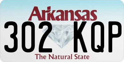 AR license plate 302KQP