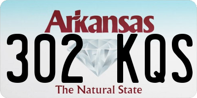 AR license plate 302KQS