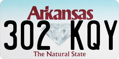 AR license plate 302KQY
