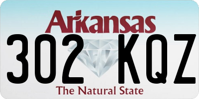 AR license plate 302KQZ