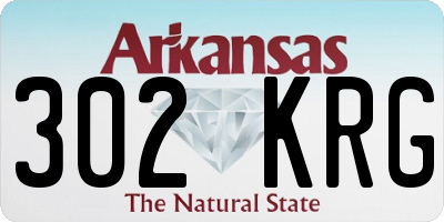 AR license plate 302KRG