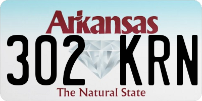 AR license plate 302KRN