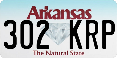 AR license plate 302KRP